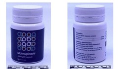 Thuốc Molnupiravir giả. Ảnh: Bộ Y tế