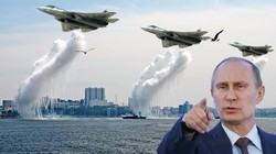 Tổng thống Putin từng nói Su-57 là mẫu máy bay quân sự tốt nhất thế giới (Ảnh: AP)