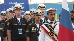 Binh sỹ hải quân Nga và Iran tham gia cuộc thi lặn năm 2018 tại Nowshahr, tỉnh Mazandaran, Iran (Ảnh: Newsweek)