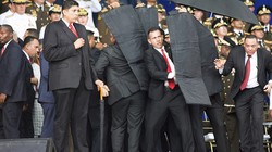 Tình trạng hỗn loạn trong buổi diễu binh tổ chức ở Caracas, Venezuela hồi tháng 8/2018 (Ảnh: Sputnik)