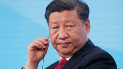 Chủ tịch Trung Quốc Tập Cận Bình tại một diễn đàn doanh nghiệp tổ chức ở St Petersburg, Nga hôm 7/6/2019 (Ảnh: CNBC)