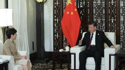 Cuộc họp giữa ông Tập và bà Lam không nằm trong lịch trình (Ảnh: SCMP)