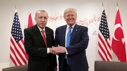 Ông Trump và ông Erdogan gặp gỡ bên lề Hội nghị thượng đỉnh G20 tổ chức tại Osaka, Nhật Bản hôm 29/6/2019 (Ảnh: Reuters)