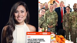 Nữ nhà báo Jessica Kwong (trái) bị sa thải vì đưa thông tin sai về hoạt động của Tổng thống Trump (Ảnh: DailyMail)