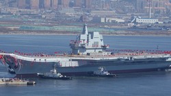 Sơn Đông, Type 001A, tàu sân bay đầu tiên được chế tạo trong nước của Trung Quốc (Ảnh: SCMP)