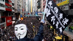 Phong trào biểu tình tại Hong Kong (Trung Quốc) được xem là một trong những sự kiện đáng chú ý nhất trong năm 2019 (Ảnh: France24)