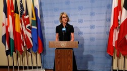 Đại sứ Mỹ tại LHQ Kelly Craft (Ảnh: Reuters)