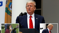 Tổng thống Trump hủy ngang họp báo sau màn tranh cãi với phóng viên gốc Á (Ảnh: The Sun)