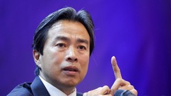 Ông Đỗ Vĩ trong một cuộc họp báo tổ chức tại Kiev, Ukraine ngày 30/8/2019 (Ảnh: Reuters)