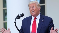 Tổng thống Trump nói sẽ công bố biện pháp phản ứng trước dự luật an ninh của Trung Quốc trong tuần này (Ảnh: Reuters)