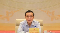 Phó chủ tịch Quốc hội Phùng Quốc Hiển tại phiên giải trình về phát triển điện lực tới năm 2030, ngày 7/9 (Ảnh: Hoàng Giang)