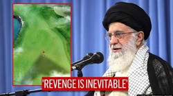 Lãnh tụ tối cao Iran và bức ảnh được đăng tải trên Twitter (Ảnh: AP)