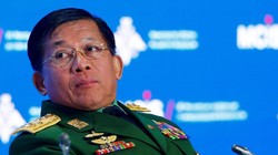 Tổng tư lệnh quân đội Myanmar Min Aung Hliang (Ảnh: AFP)