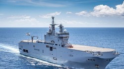 Tàu tấn công lưỡng cư Tonnerre của Pháp được triển khai tới Thái Bình Dương để huấn luyện và tuần tra (Ảnh: SCMP)