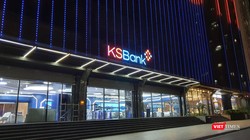 Logo KSBank bên ngoài toà nhà Sunshine Center tại Hà Nội