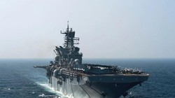 Nhóm sẵn sàng lưỡng cư Mỹ USS Makin Island đã được triển khai tới Biển Đông hồi tuần trước để tham gia tập trận (Ảnh: US Navy)