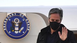 Ngoại trưởng Mỹ Antony Blinken đã tới London để tham gia cuộc họp của nhóm G7 (Ảnh: AP)