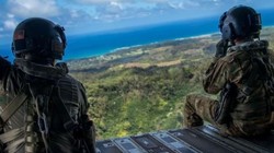 Binh sĩ Mỹ trong một cuộc tập trận năm 2019 ở Palau (Ảnh: Asia Times)