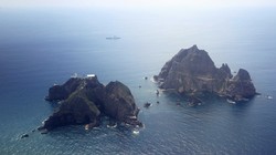 Nhóm đảo tranh chấp mà Hàn Quốc gọi là Dokdo, còn Nhật BẢn gọi là Takeshima (Ảnh: VOA)