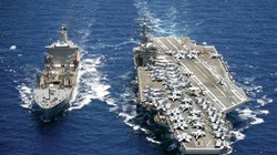 Tàu sân bay USS Ronald Reagan của Mỹ thực hiện chiến dịch tự do hàng hải trên Biển Đông (Ảnh: Handout)