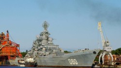 Tàu Đô đốc Nakhimov của Nga sắp tái xuất sau quá trình đại tu (Ảnh: TASS)