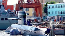 Rất nhiều câu hỏi được đặt ra sau khi hình ảnh biến thể của tàu ngầm Type 039 của Trung Quốc xuất hiện trên mạng xã hội (Ảnh: SCMP)