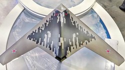 Mẫu máy bay Okhotnik-B của quân đội Nga (Ảnh: Fighterjetsworld)