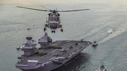 Nhóm tác chiến tàu sân bay HMS Queen Elizabeth của Anh (Ảnh: SCMP)