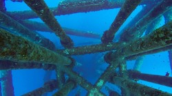 Chuyên gia Trung Quốc cho rằng tàu ngầm Mỹ có thể đã đâm phải một giàn khoan dầu bị bỏ hoang ở Biển Đông (Ảnh: Shutterstock)