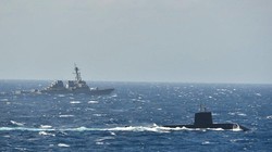 Mỹ và Nhật Bản lần đầu tiên tập trận chống ngầm trên Biển Đông (Ảnh: Handout)