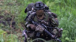 Binh sĩ Nhật Bản trong một cuộc tập trận chung với lực lượng Pháp và Mỹ, tháng 5/2021 (Ảnh: Reuters)