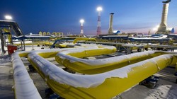 Đường ống dẫn khí đầu tiên giữa Nga và Trung Quốc được khởi động từ năm 2019 (Ảnh: Bloomberg)