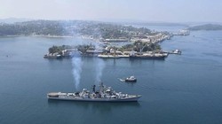 Vụ nổ trên tàu khu trục Ấn Độ được cho là do nổ khí ga (Ảnh: ABP).