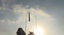 Hình ảnh tên lửa được phóng lan rộng trên mạng xã hội (Ảnh: Weibo)