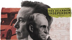 Elon Musk và Henry Ford đều có cuộc phiêu lưu vào thế giới truyền thông (Ảnh: Barrons)