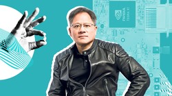 Jensen Huang, ông chủ hãng sản xuất chip khổng lồ Nvidia từng là nhân viên bồi bàn nhà hàng (Ảnh: The Times).
