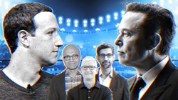 Cuộc chiến giữa các Big Tech đã bắt đầu từ trước khi có tin đồn về "cuộc đấu lồng sắt" của ông chủ Meta và Twitter (Ảnh: WSJ)