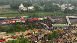 Thảm kịch đường sắt xảy ra ngày 2/6/2023 tại bang Odisha, Ấn Độ khiến ít nhất 293 người thiệ mạng (Ảnh: AP)