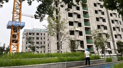 Một công trường xây dựng khu dân cư của Country Garden ở Bắc Kinh (Ảnh: Reuters)