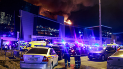 Nhân viên an ninh được điều động đến hiện trường vụ xả súng gần Moscow, Nga (Ảnh: Moscow Times)