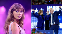 Ngôi sao nhạc pop Taylor Swift ủng hộ bà Kamala Harris có gây tác động tới kết quả bầu cử tổng thống Mỹ? (Ảnh: Time)