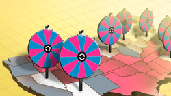 Các bang dao động được cho là sẽ quyết định người chiến thắng trong bầu cử Tổng thống Mỹ (Ảnh: SCMP)