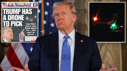 Tổng thống đắc cử Donald Trump cho rằng chính quyền đang che giấu thông tin về những chiếc UAV bí ẩn và yêu cầu bắn hạ chúng. Ảnh: NYPost.