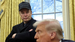 Mối quan hệ giữa Elon Musk và Tổng thống Mỹ Donald Trump đang có rạn nứt liên quan tới thuế đối ứng. Ảnh: Reuters.