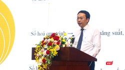 Cục trưởng Nguyễn Huy Dũng đặt hàng các doanh nghiệp công nghệ ưu tiên giải quyết những bài toán phát sinh từ chính nhu cầu của nhân dân. Ảnh: Minh Sơn.