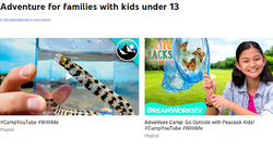 Những video đa dạng chủ đề trên Camp YouTube.