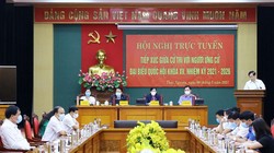 Hội nghị tiếp xúc cử tri. Ảnh: Báo Thái Nguyên