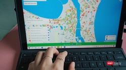 Bản đồ số giúp người dân theo dõi thông tin dịch tễ tại các địa phương.