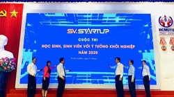 Lễ phát động cuộc thi "Học sinh, sinh viên với ý tưởng khởi nghiệp" năm 2020. Ảnh: Báo Chính phủ.