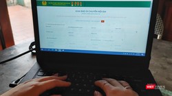 Khai báo y tế kết nối với cơ sở dữ liệu dân cư.